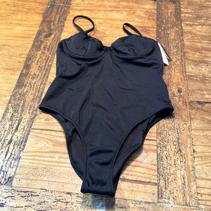 VS black one piece bathing suit